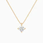Eterna Cushion Lab Grown Diamond Solitaire Pendant
